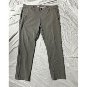 Mugsy Jeans Damens Grey Chino Pants Stretch Cotton Blend 40x30 K6PNDA